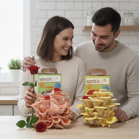 İstiridye Mantar Bahçesi Renkli 2’li Sarı Pembe