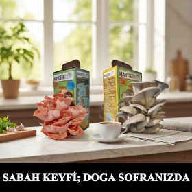 İstiridye Mantar Bahçesi 2’li Pembe Gri Renk